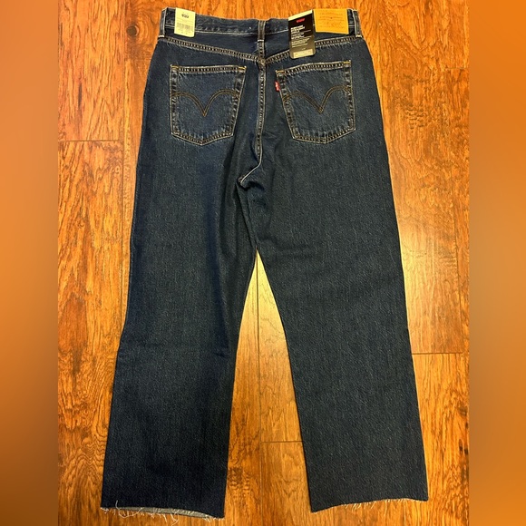 Levi's Women's Ribcage Straight Ankle Jeans - Indigo - Picture 6 of 7